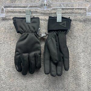 Matt Gloves Men Small Adult Black Snowgloves Lined Winter Warm Tootex Knit Ski